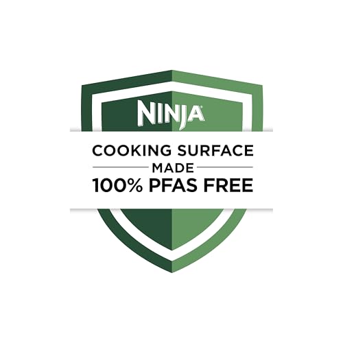 Ninja SL201 Air Fryer: 8QT dual basket, space-saving, 6-in-1 cooking, ideal for family meals, easy cleaning.