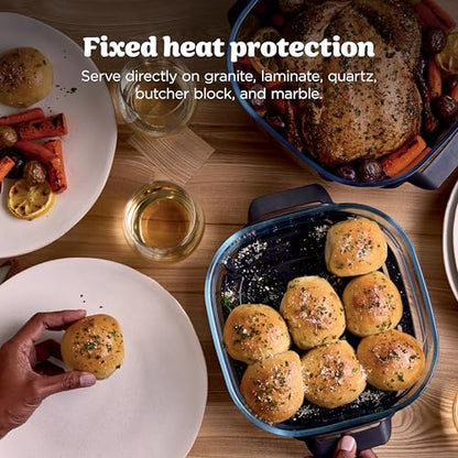 Ninja Crispi Pro: 6-in-1 glass air fryer, 450°F max heat, multi-use containers, safe and versatile cooking.