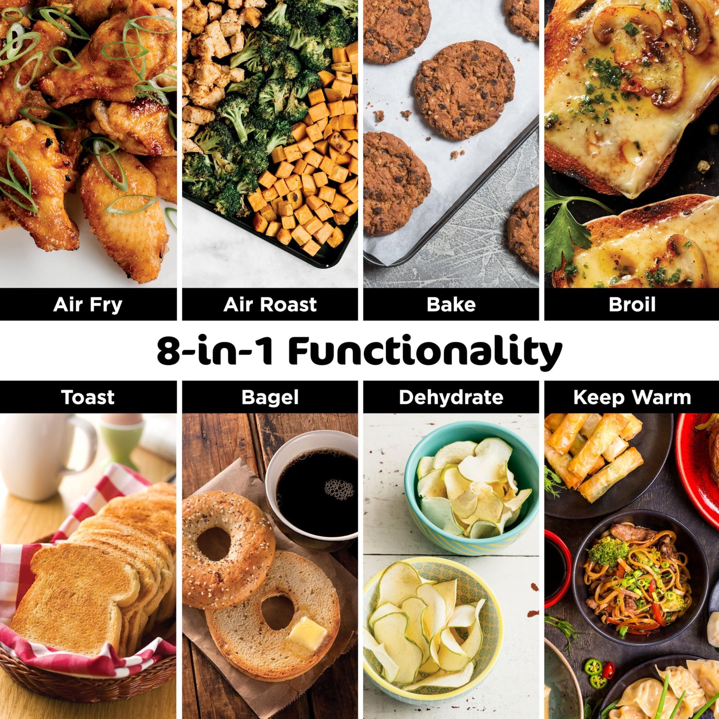 Ninja SP101 Oven: digital 8-in-1 air fryer oven, XL capacity, flip-up design, fast cooking with multiple accessories.